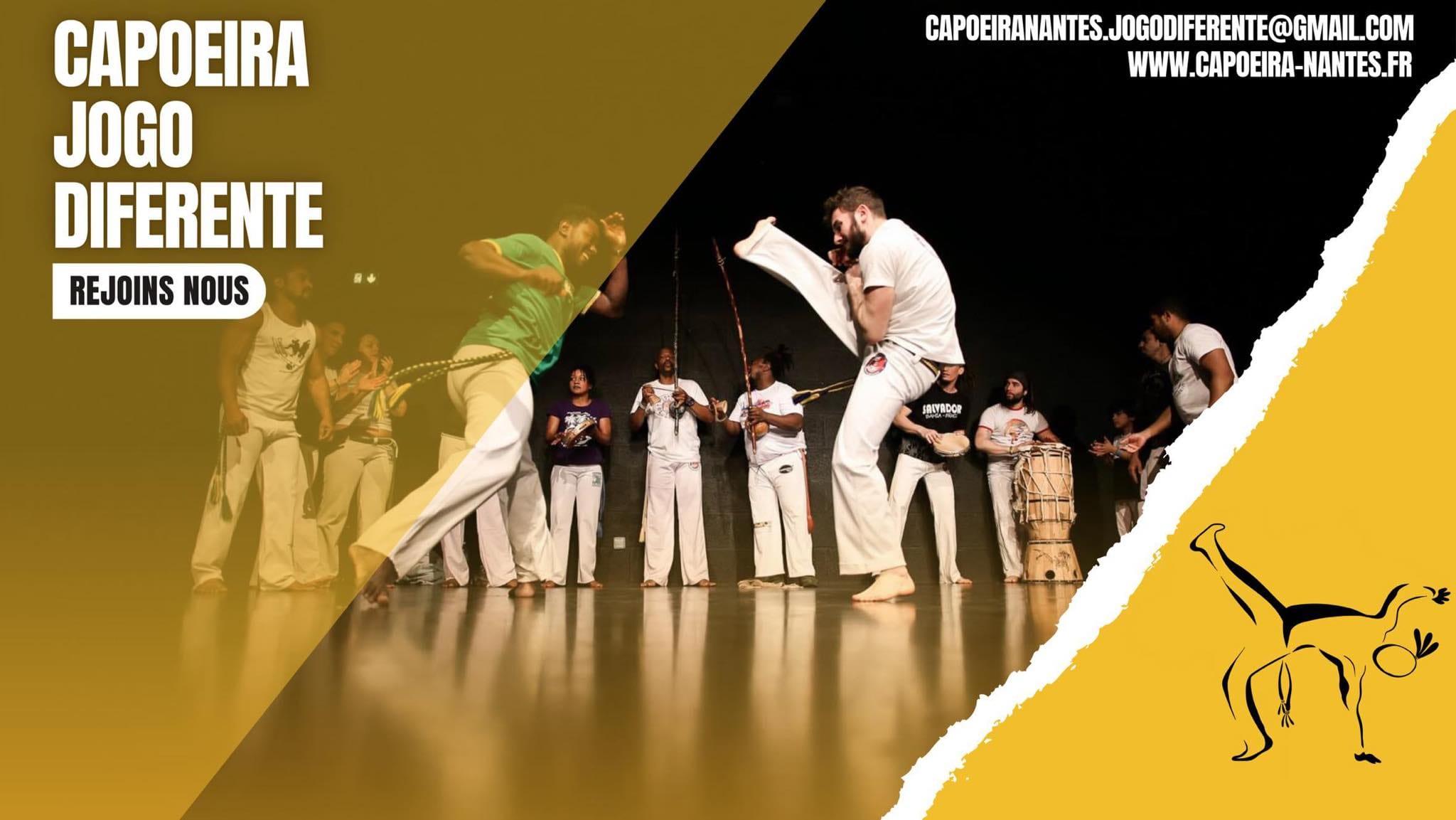 photo d'un flyer du groupe capoeira nantes